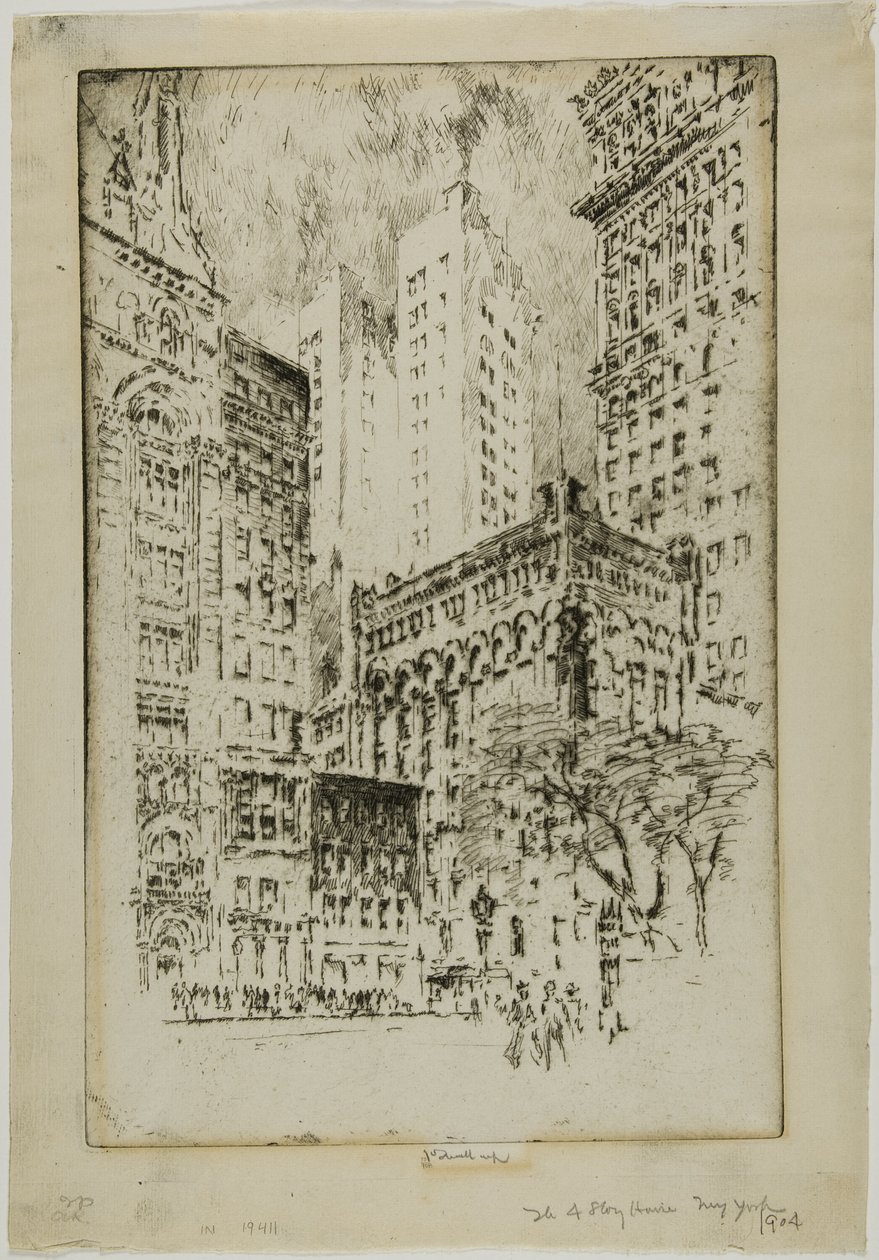 Casa de cuatro pisos de Joseph Pennell