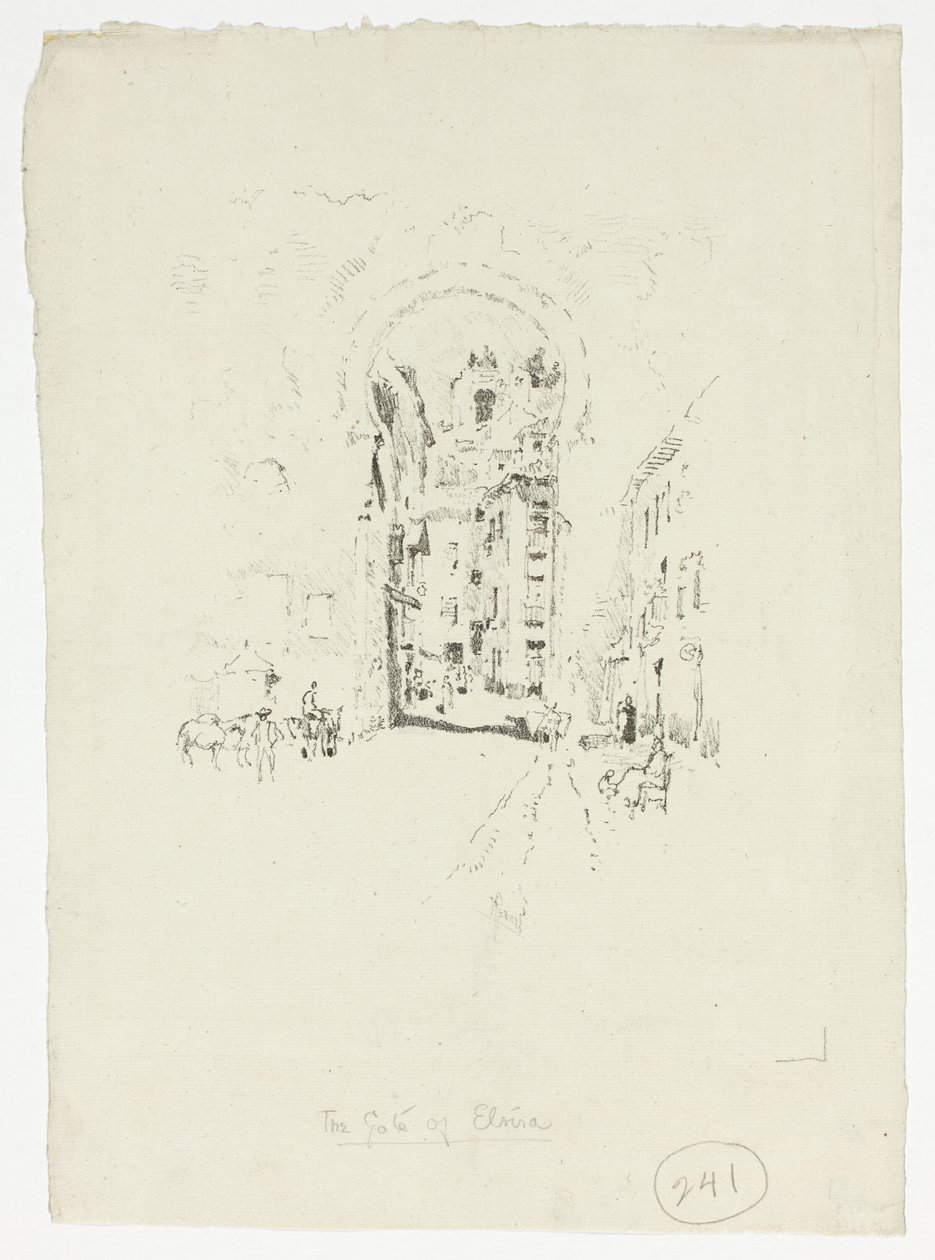 Puerta de Elvira, Granada de Joseph Pennell