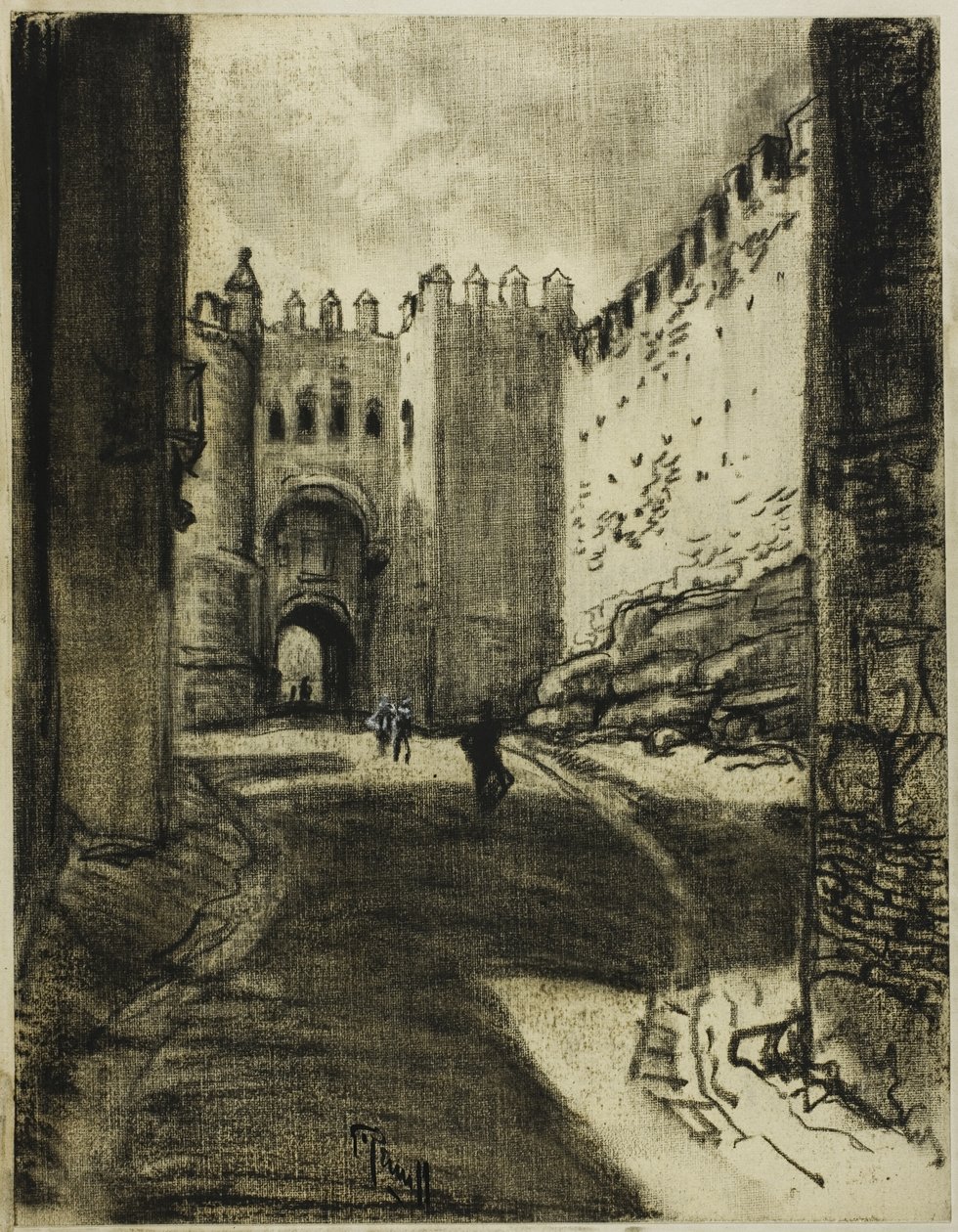 Puerta, Segovia de Joseph Pennell