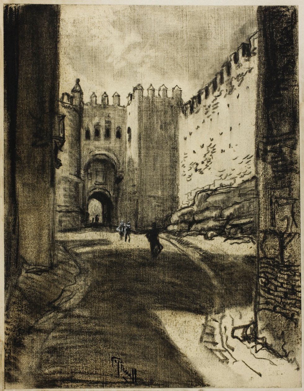 Puerta, Segovia de Joseph Pennell