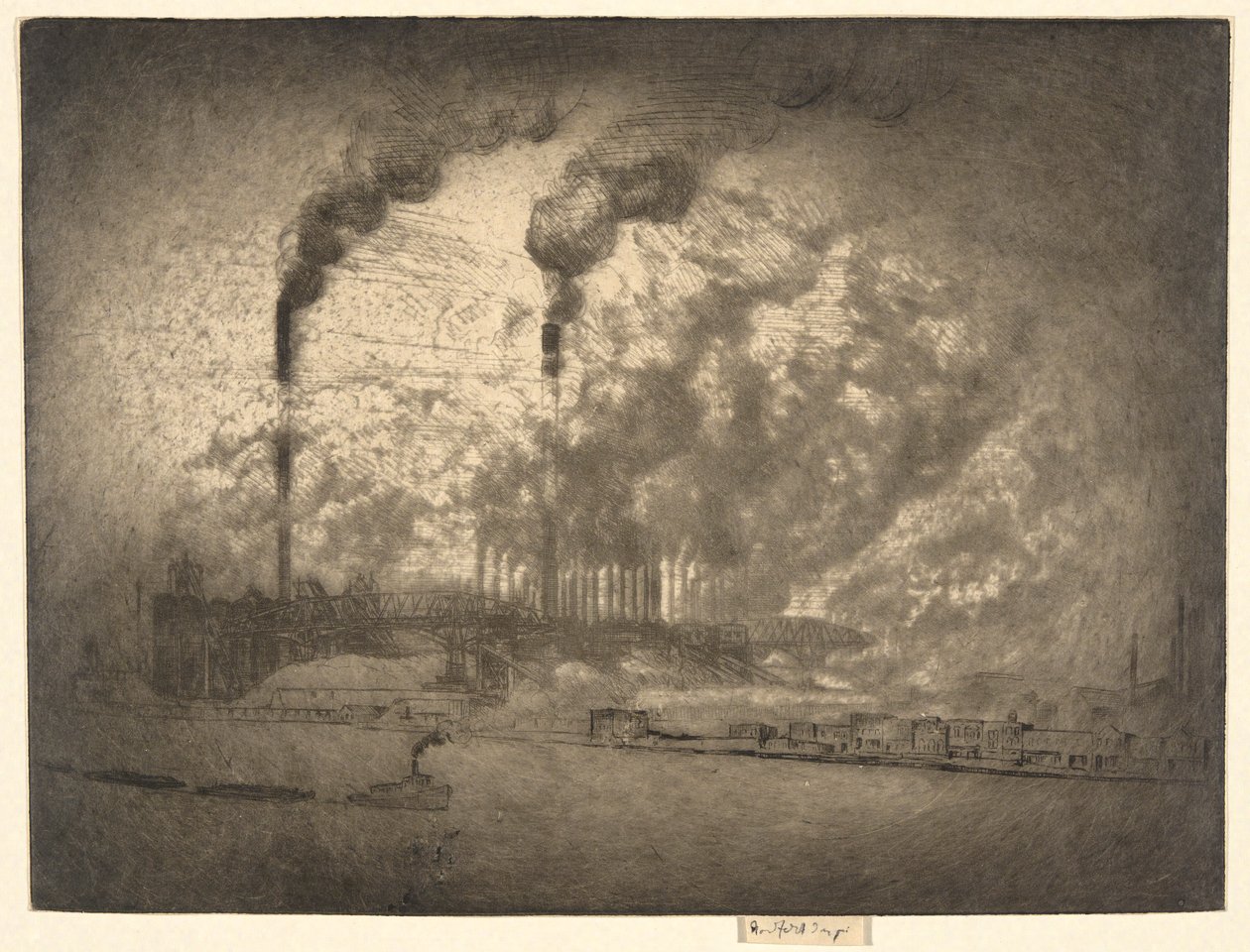 Compañía de acero de Illinois de Joseph Pennell