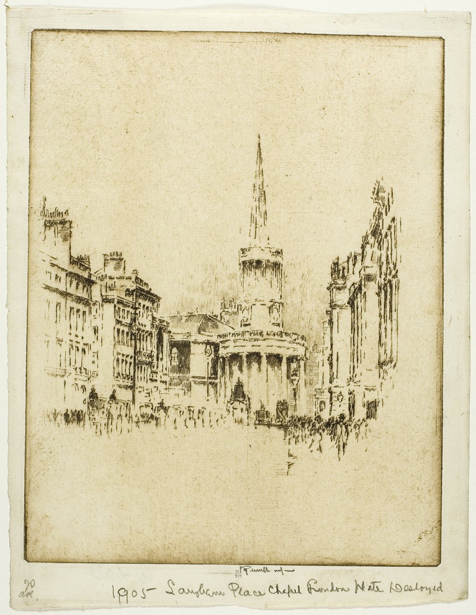 Capilla de Langham Place de Joseph Pennell