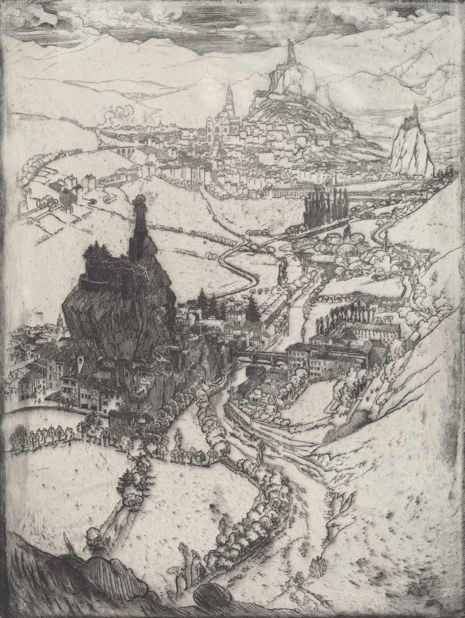 Le Puy, 1894 de Joseph Pennell