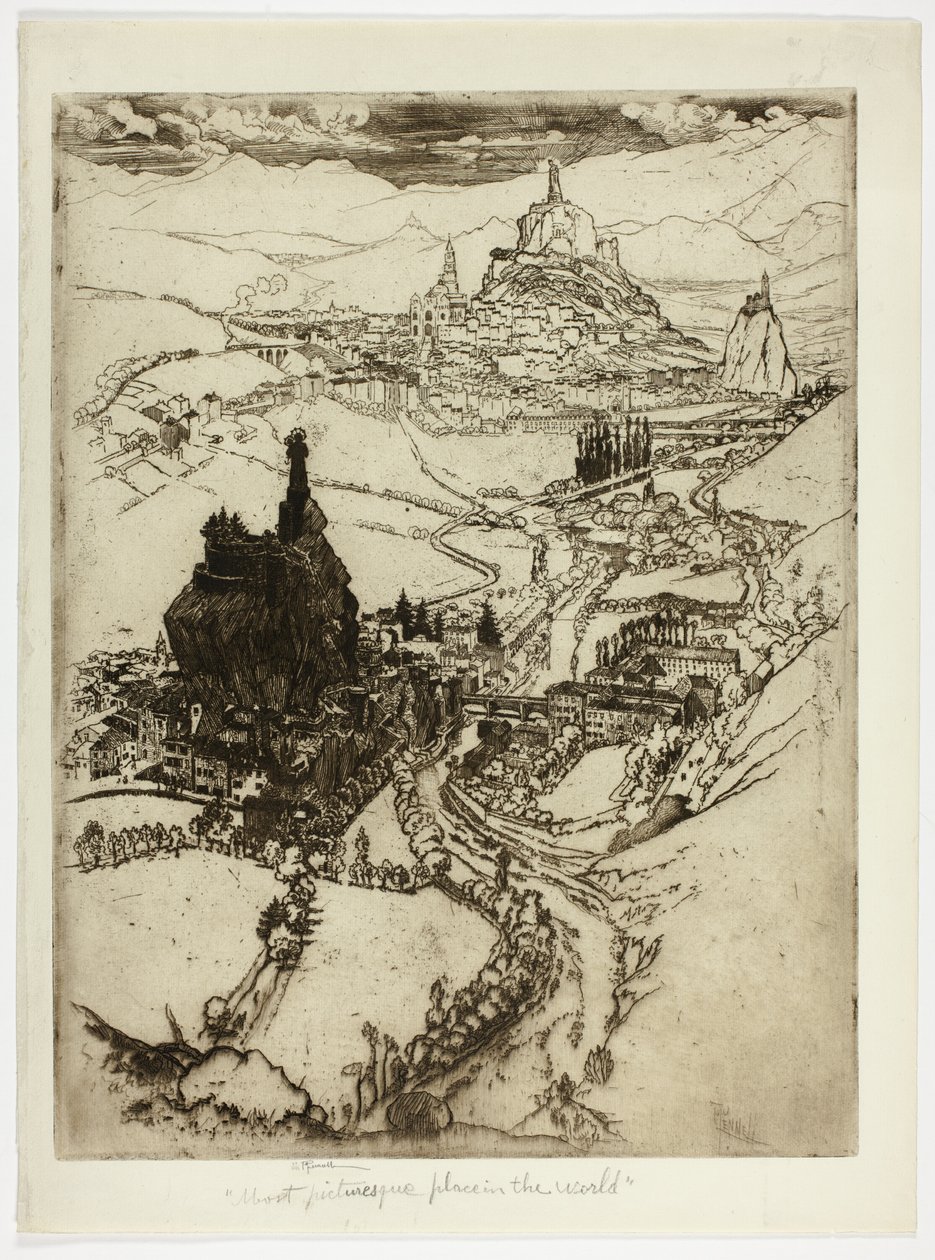 Le Puy, Tercera Placa de Joseph Pennell