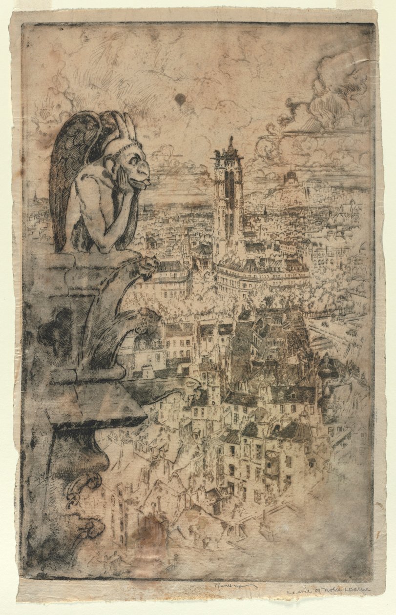 Le Stryge, 1893 de Joseph Pennell