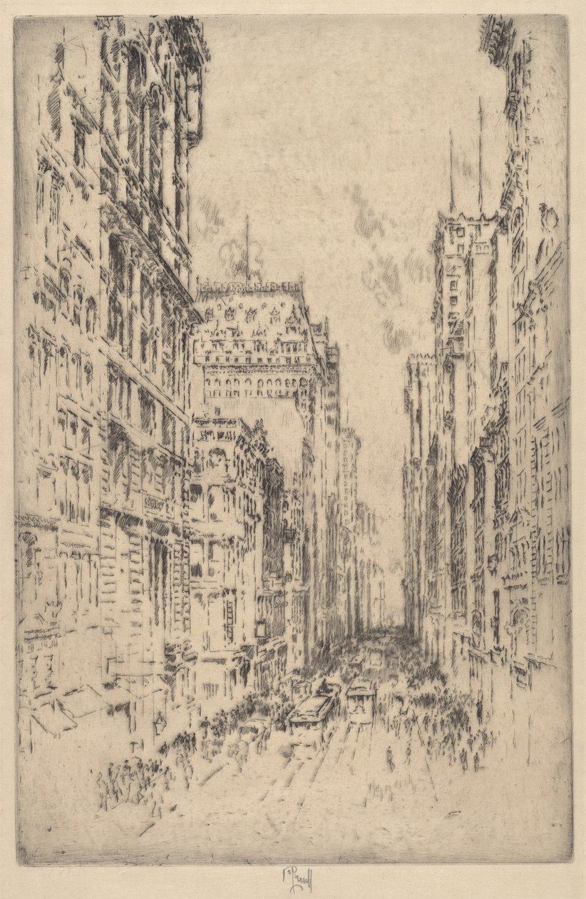 Broadway inferior de Joseph Pennell