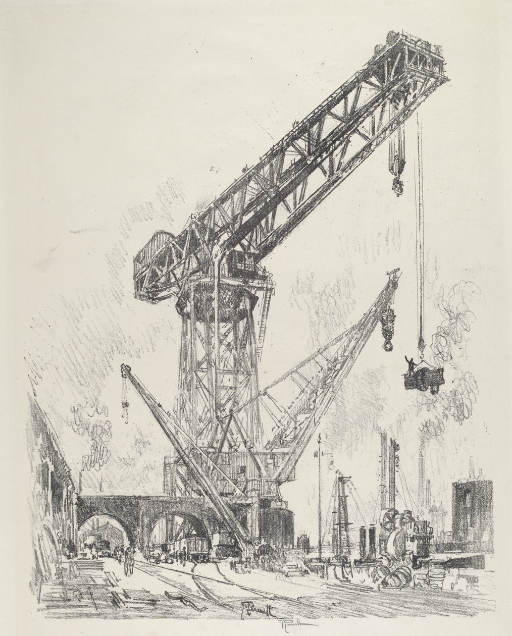Made in Germany, la gran grúa de Joseph Pennell
