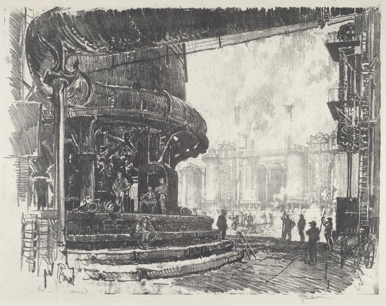 Fabricación de arrabio de Joseph Pennell