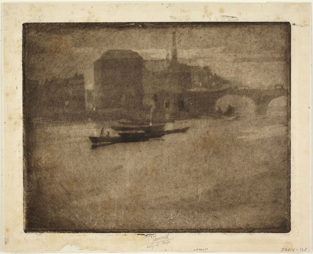 Niebla en el Támesis de Joseph Pennell
