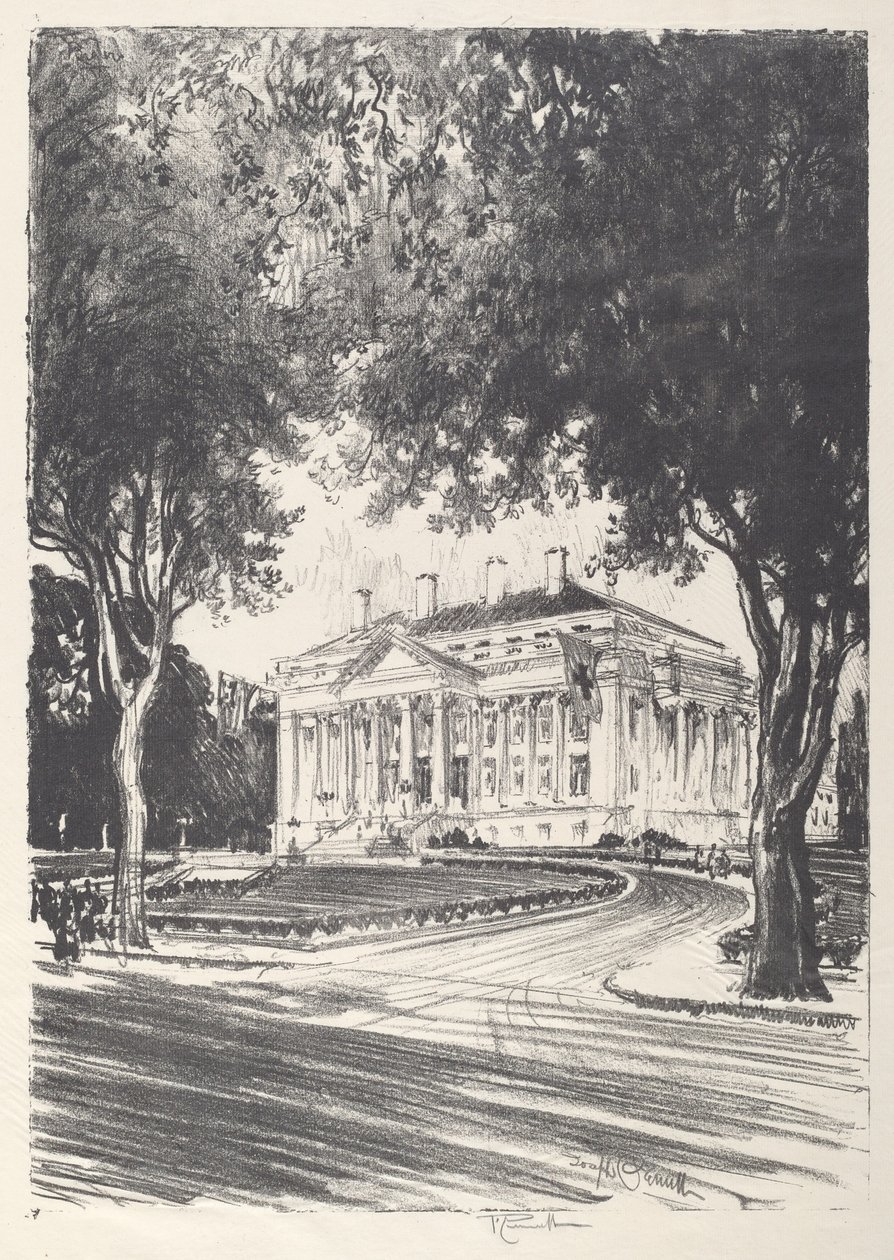 Sede Nacional de la Cruz Roja, Washington de Joseph Pennell