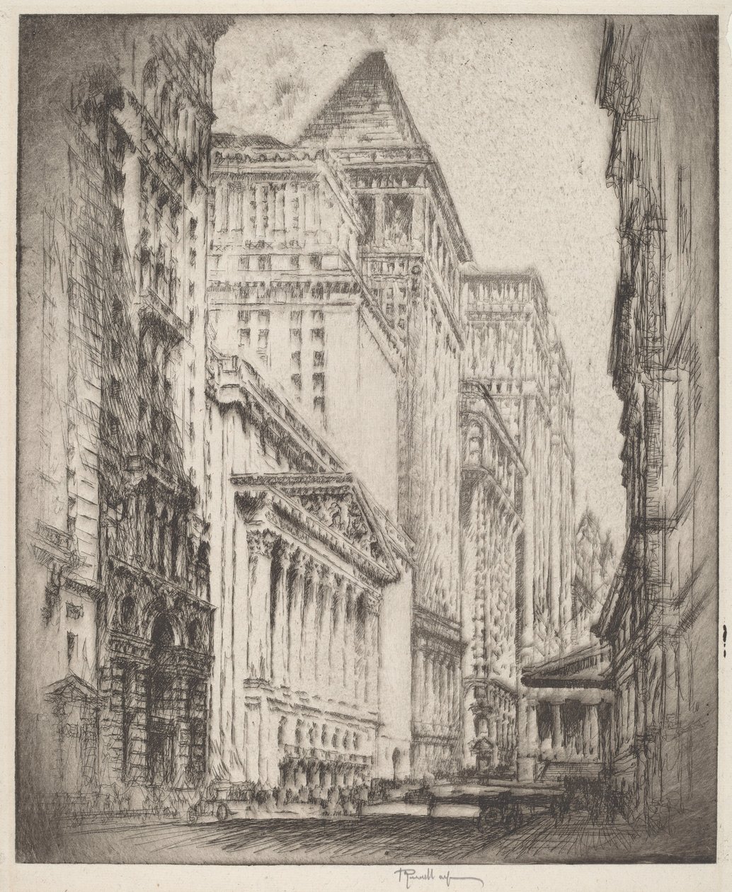 Bolsa de Valores de Nueva York de Joseph Pennell