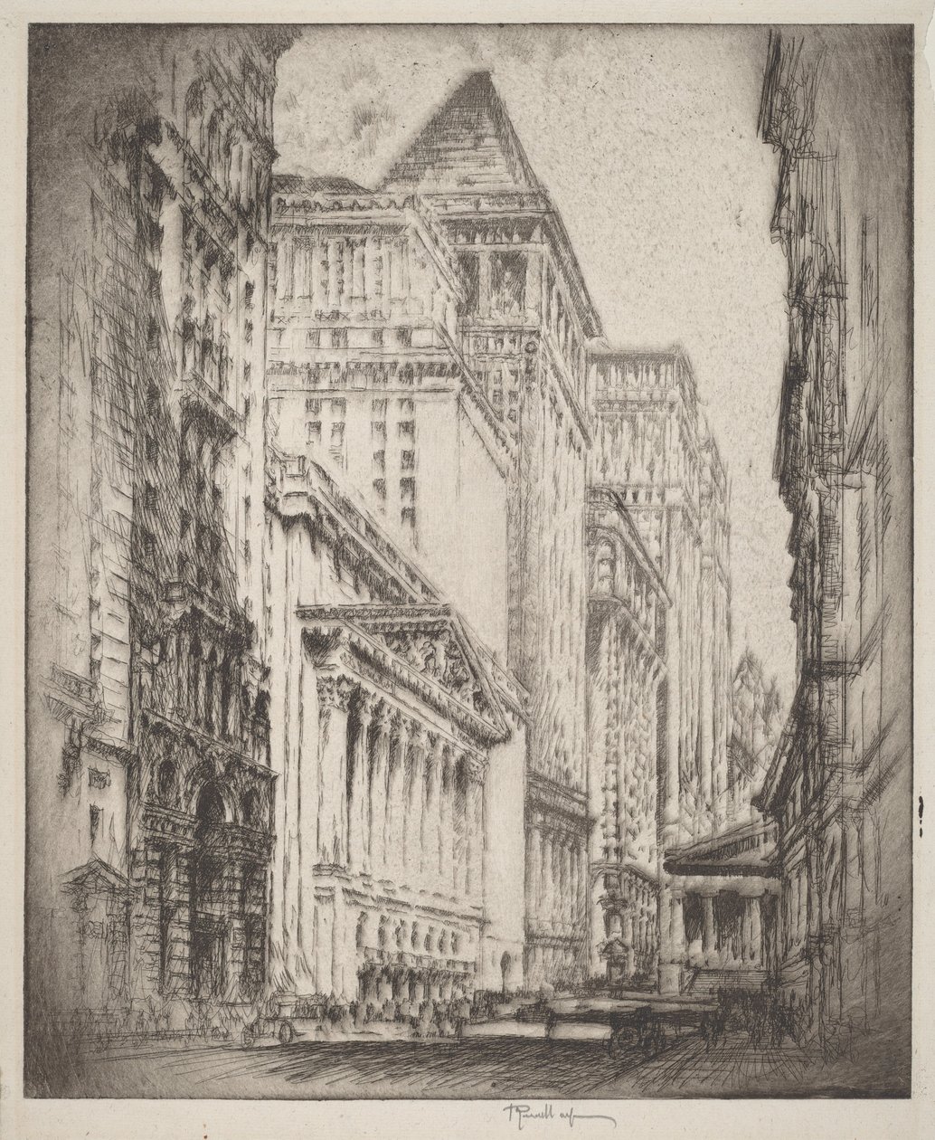 Bolsa de Nueva York de Joseph Pennell