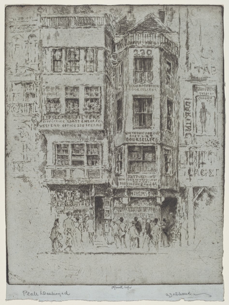 No. 230 Strand de Joseph Pennell
