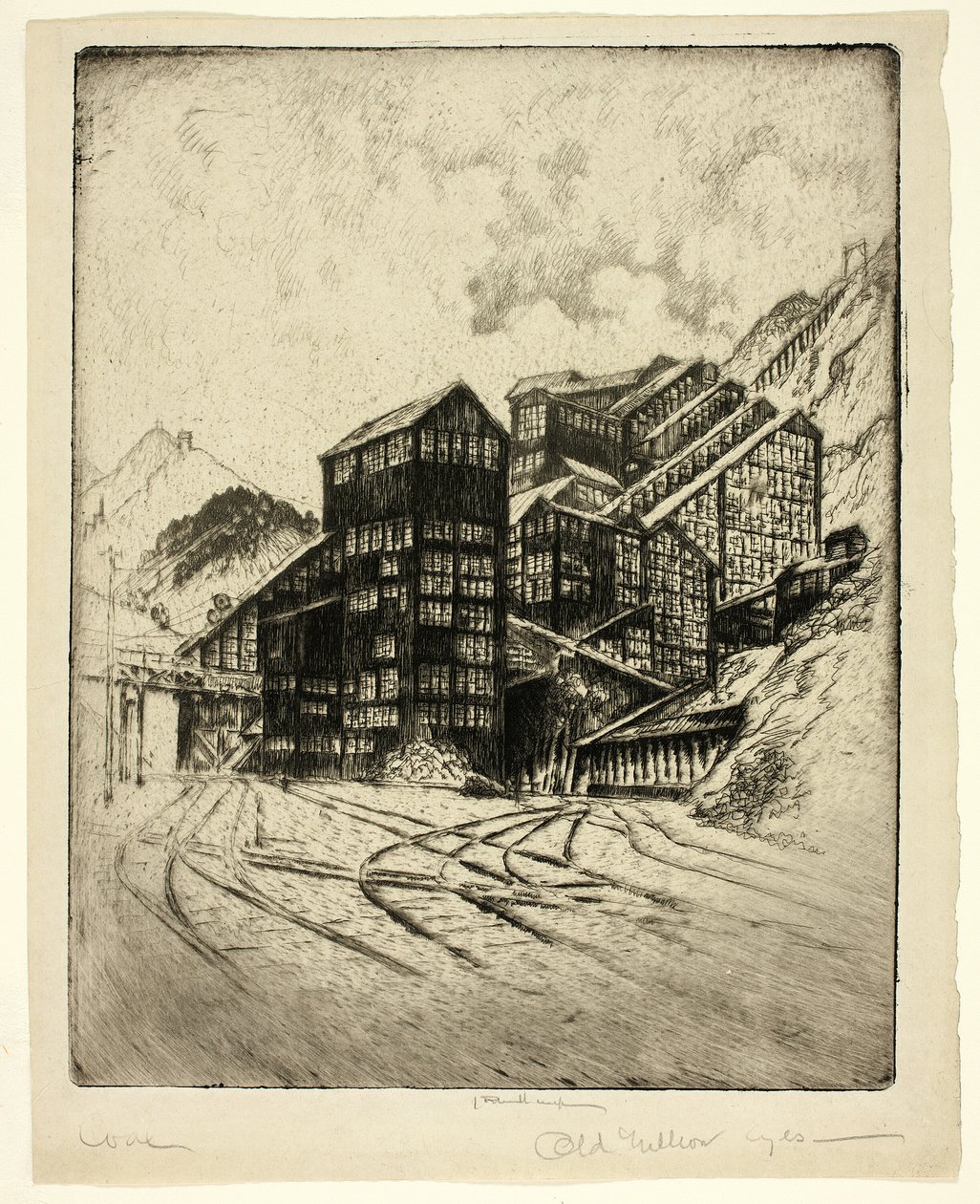Viejos ojos de millón de Joseph Pennell