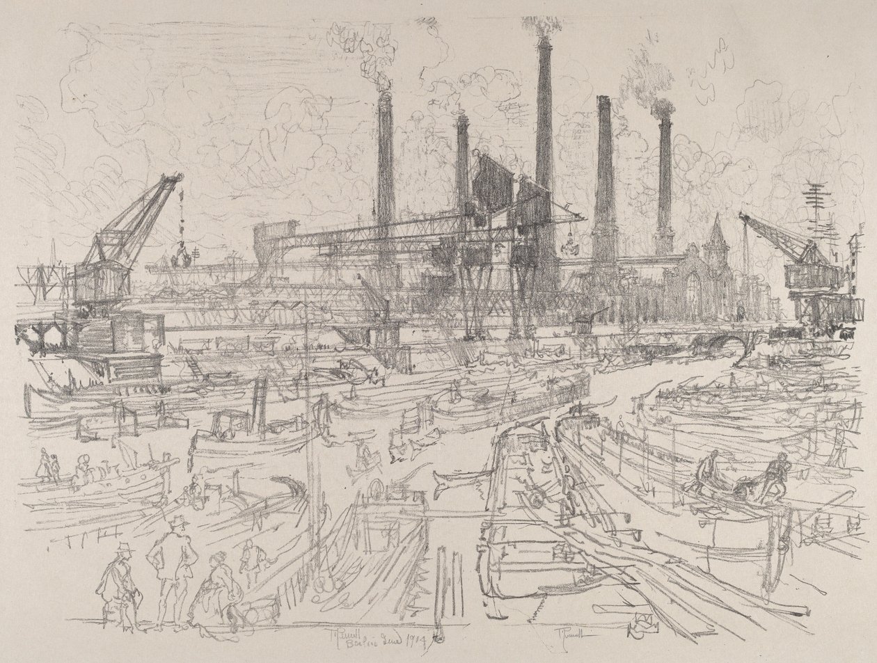 Central eléctrica, Berlín de Joseph Pennell