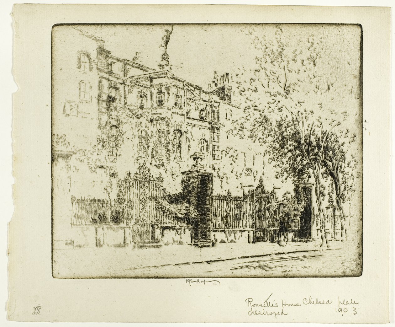 Casa de Rossetti de Joseph Pennell