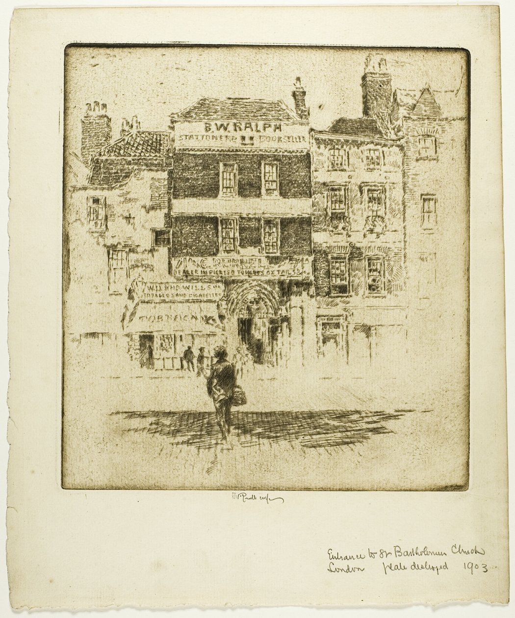 Puerta de San Bartolomé de Joseph Pennell