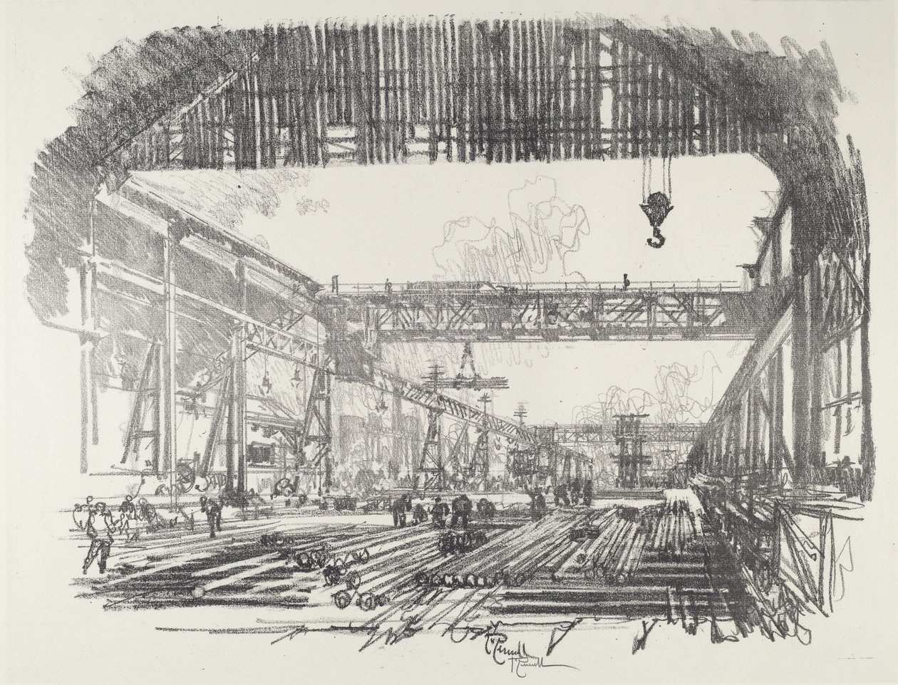 Barras de acero para proyectiles de Joseph Pennell
