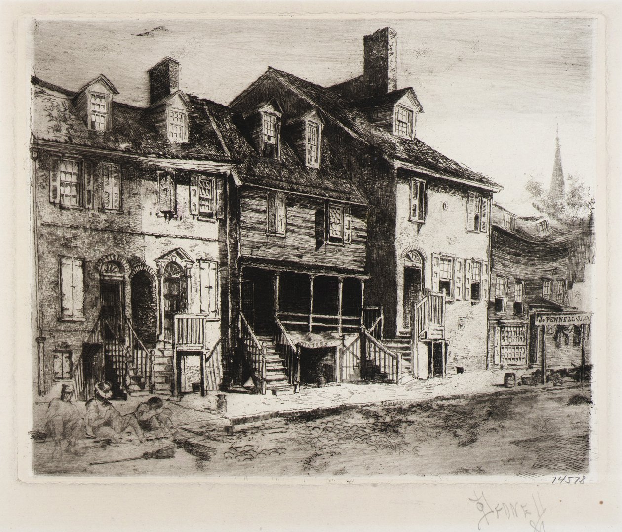 Barrenderos, Casas antiguas de Joseph Pennell