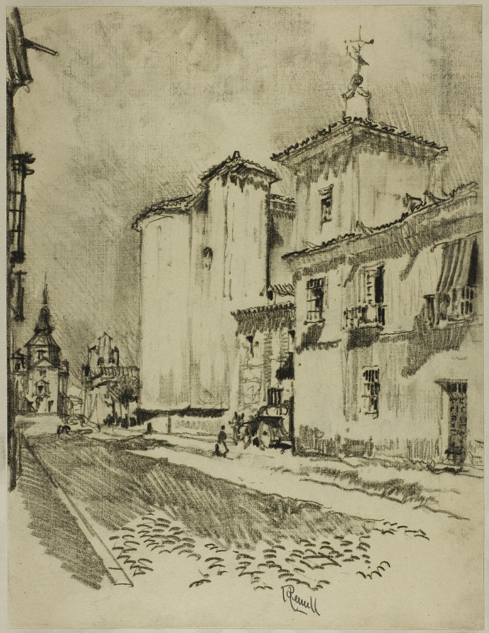 Iglesias Altas y Majestuosas de Joseph Pennell