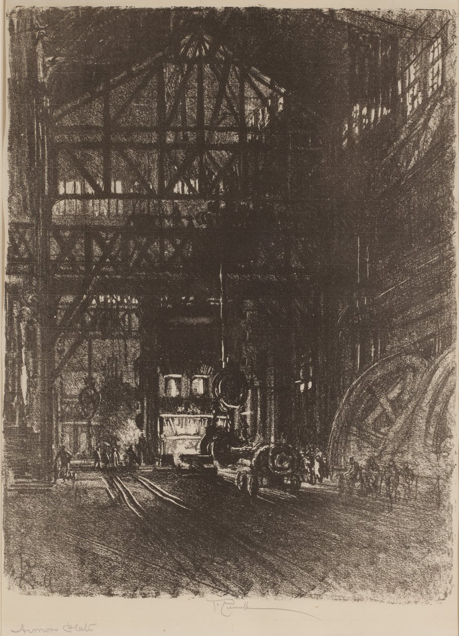 La prensa de placas de armadura de Joseph Pennell