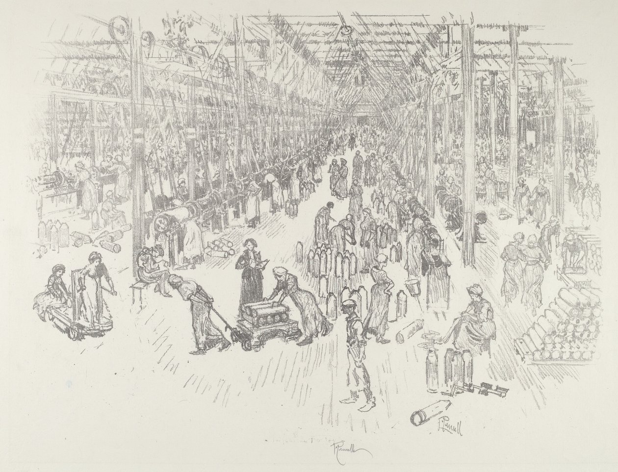 La bahía de las mil chicas de Joseph Pennell