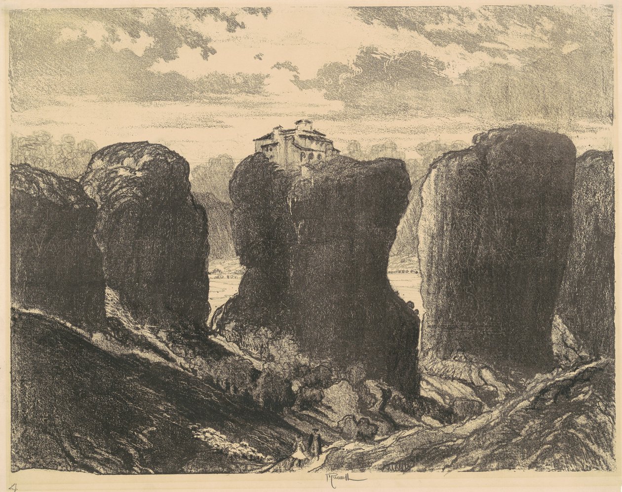 Los acantilados de la Trinidad, 1913 de Joseph Pennell