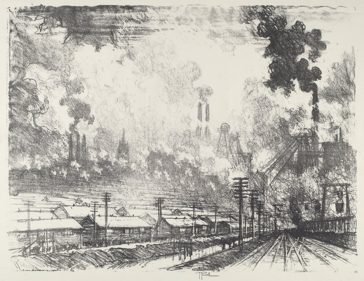 La mina de carbón de Joseph Pennell