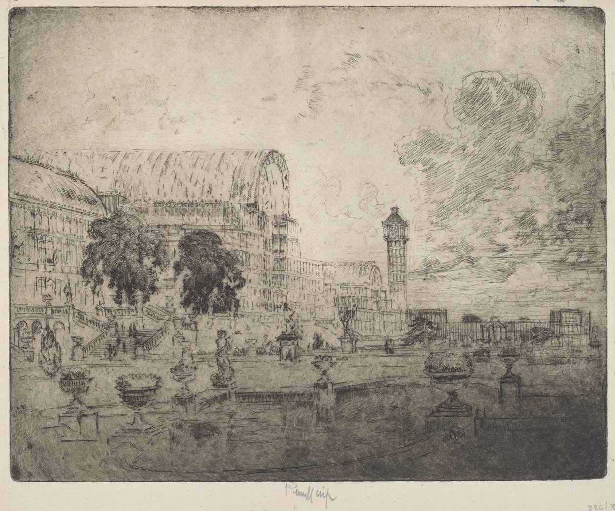 El Palacio de Cristal de Joseph Pennell
