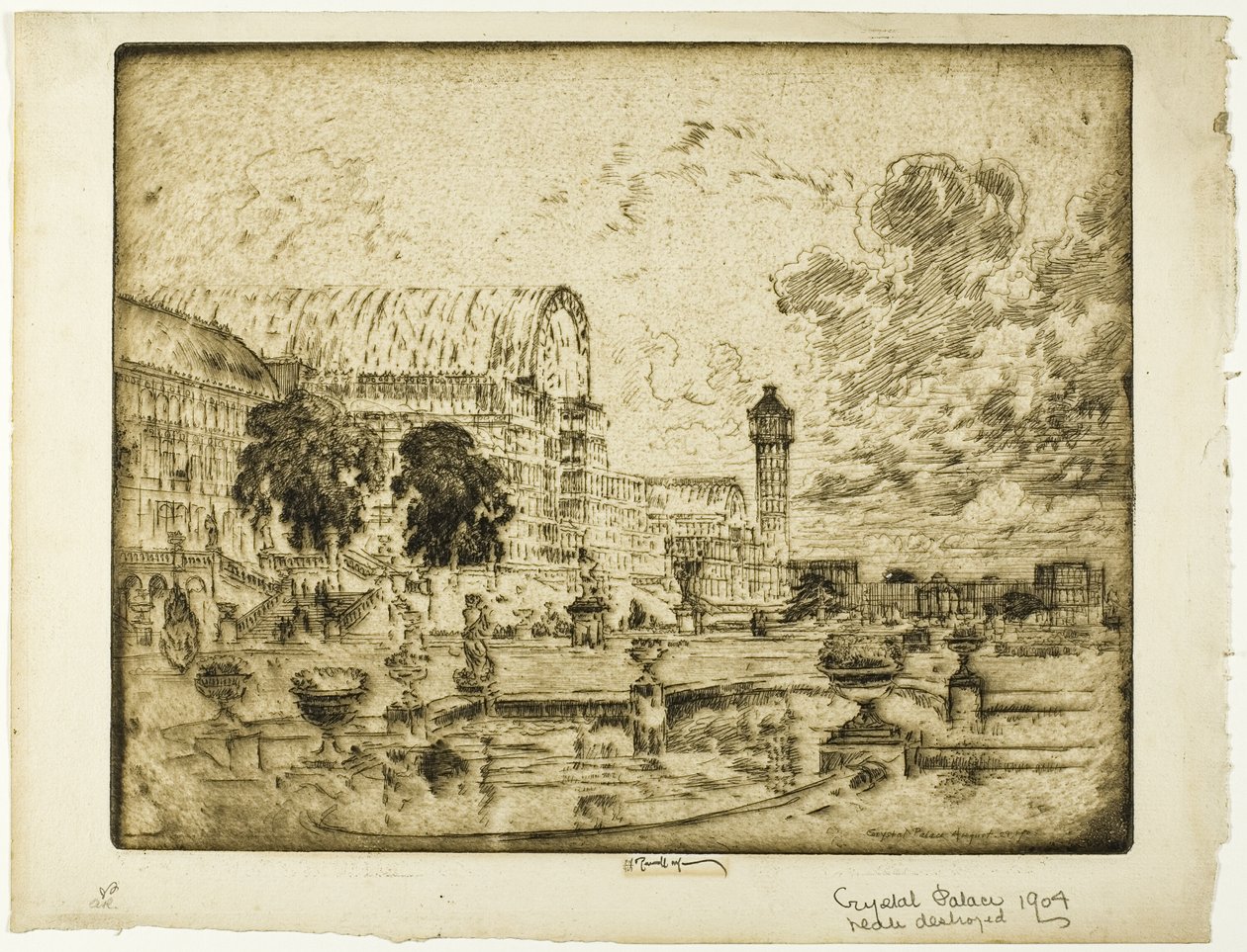 El Palacio de Cristal de Joseph Pennell
