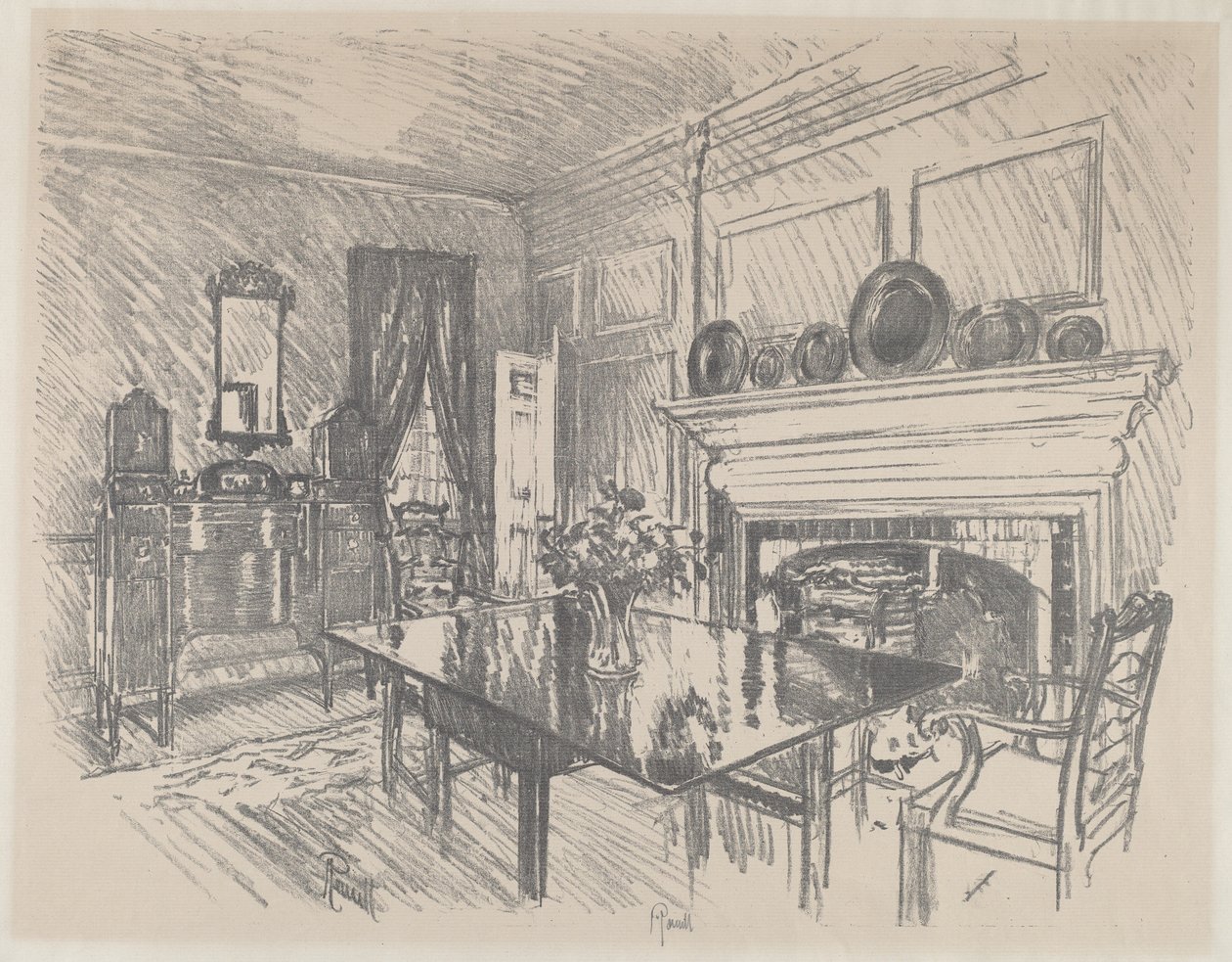 El Comedor, Stenton de Joseph Pennell