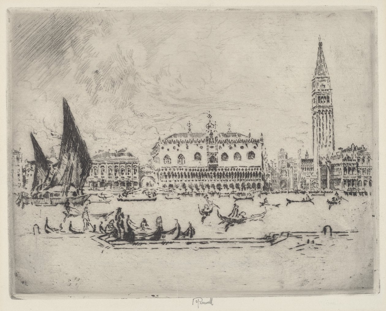 El Palacio Ducal de Joseph Pennell