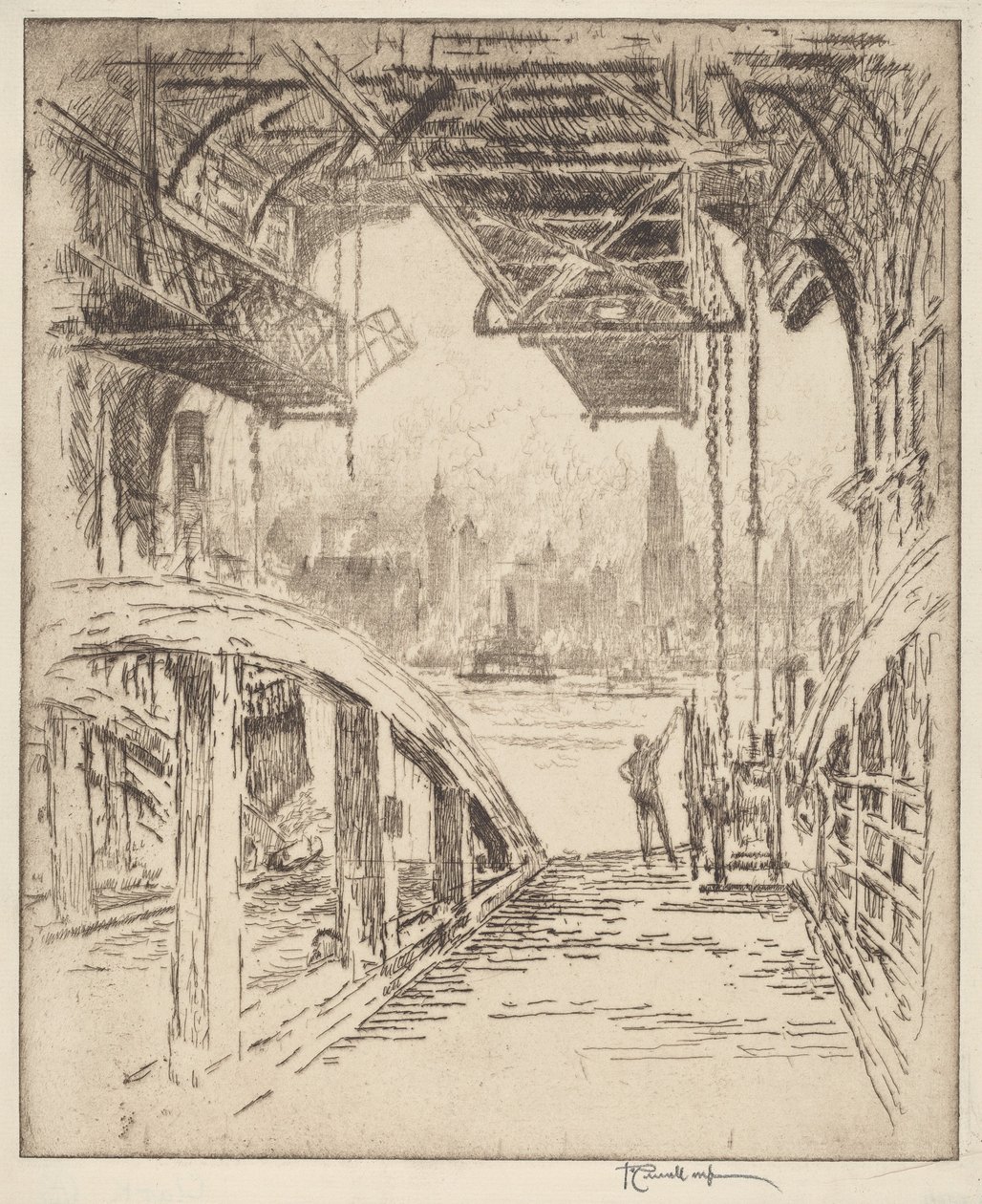 La Casa del Ferry de Joseph Pennell