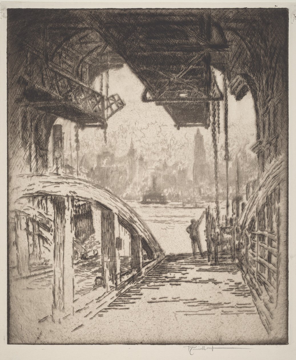 La casa del ferry de Joseph Pennell