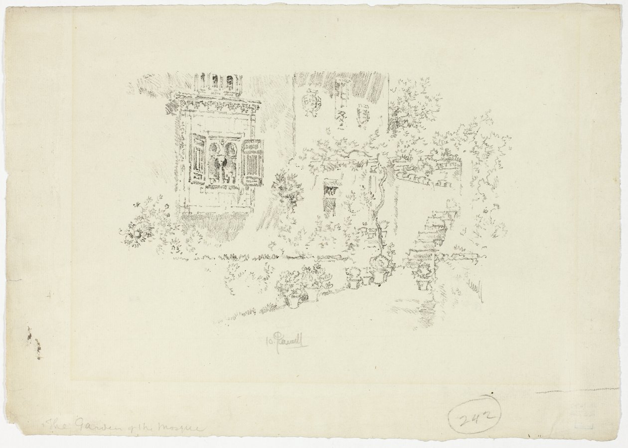 El Jardín de la Mezquita I de Joseph Pennell