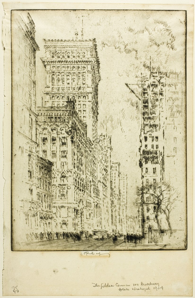 La cornisa dorada, I de Joseph Pennell
