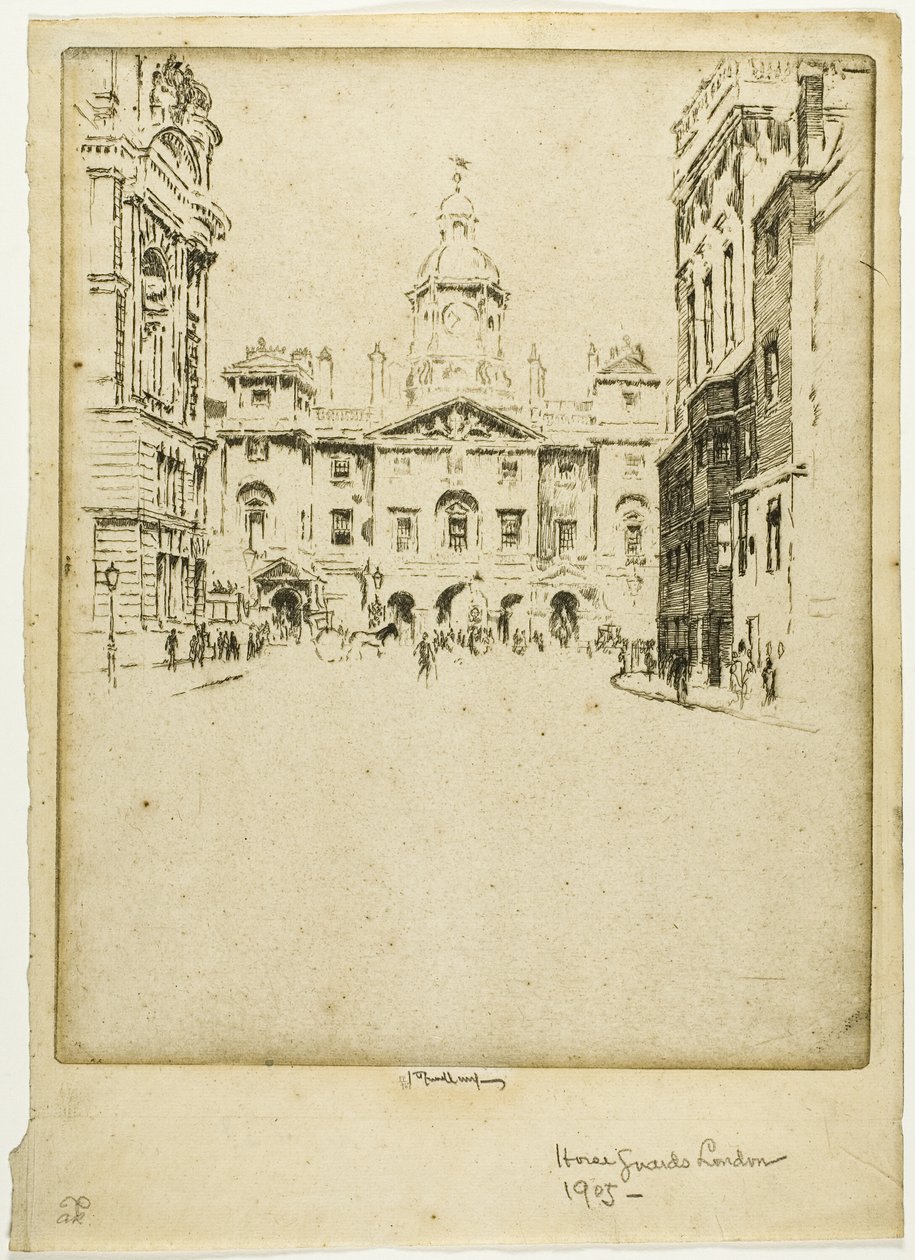 La Guardia Montada de Joseph Pennell
