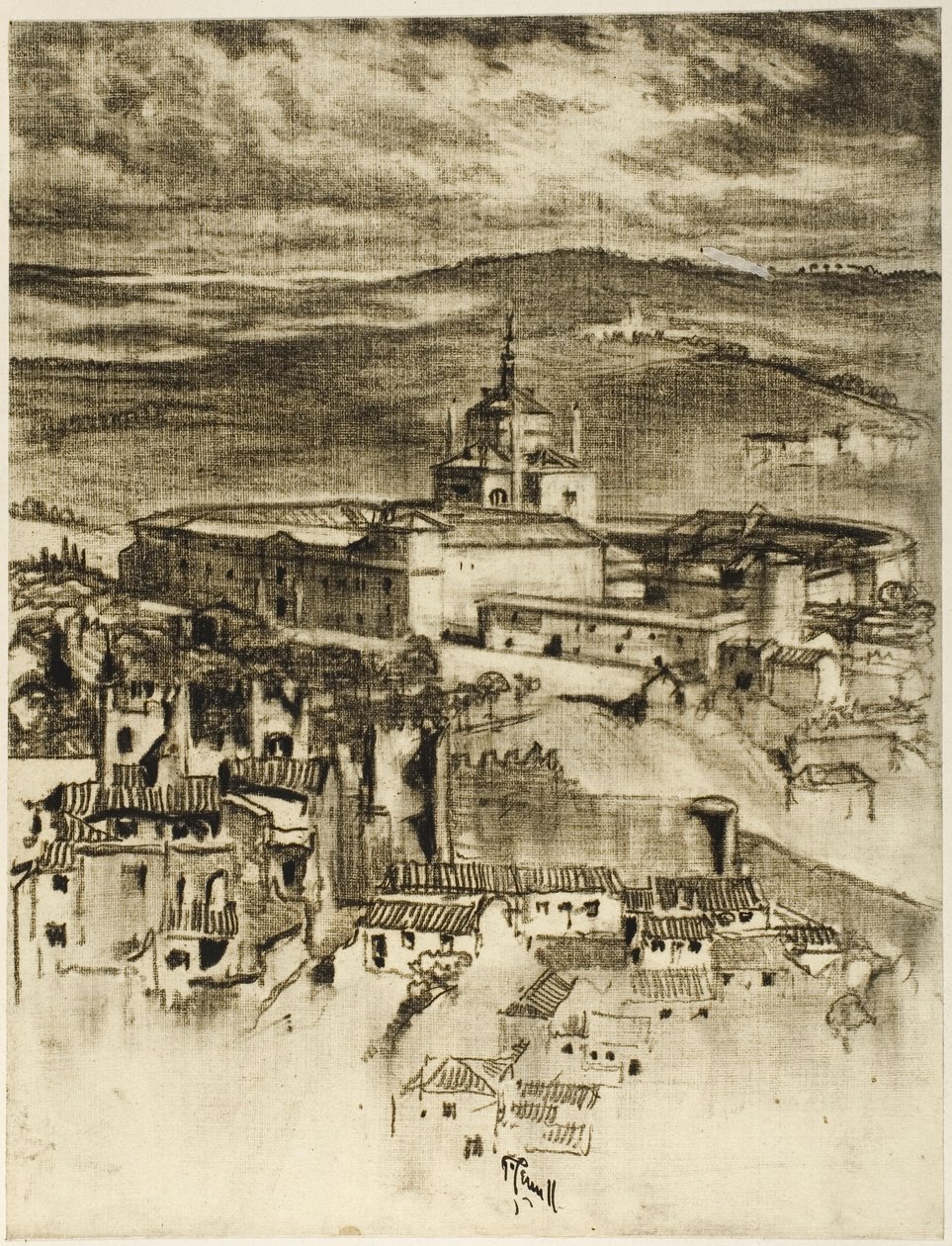 El Hospicio de San Juan, Toledo de Joseph Pennell