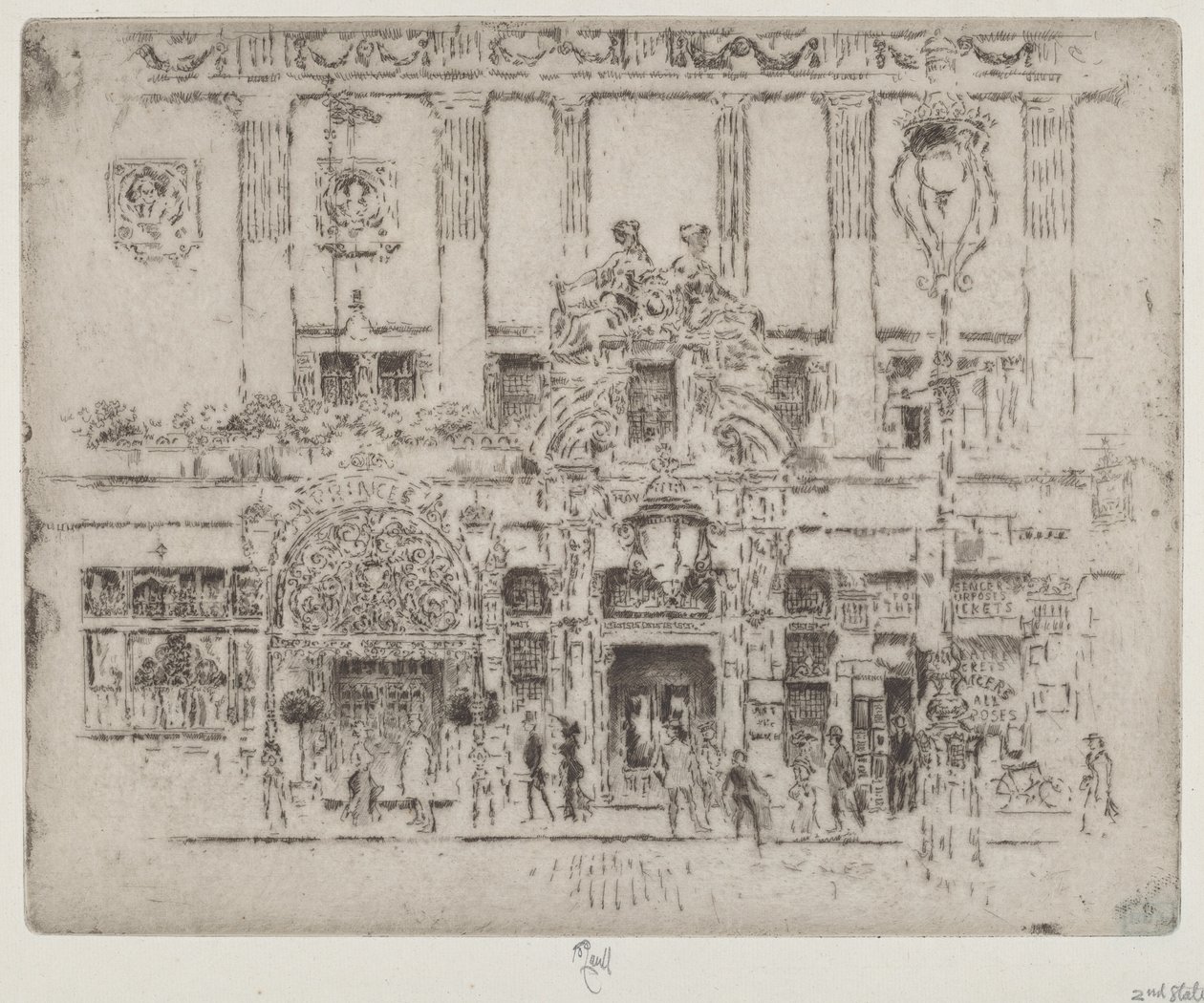 El Instituto, Piccadilly de Joseph Pennell