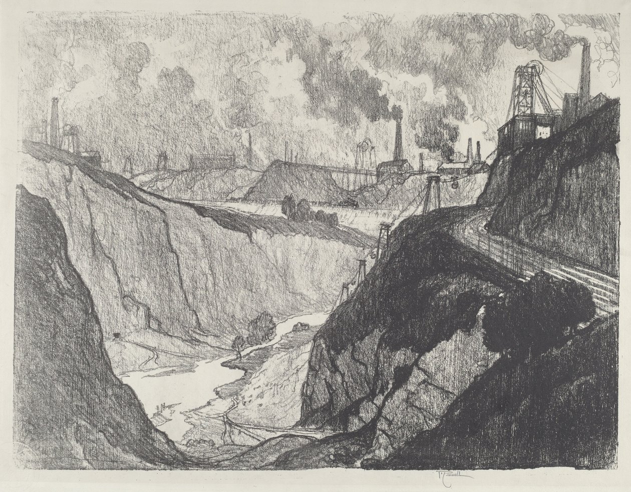 La mina de hierro de Joseph Pennell