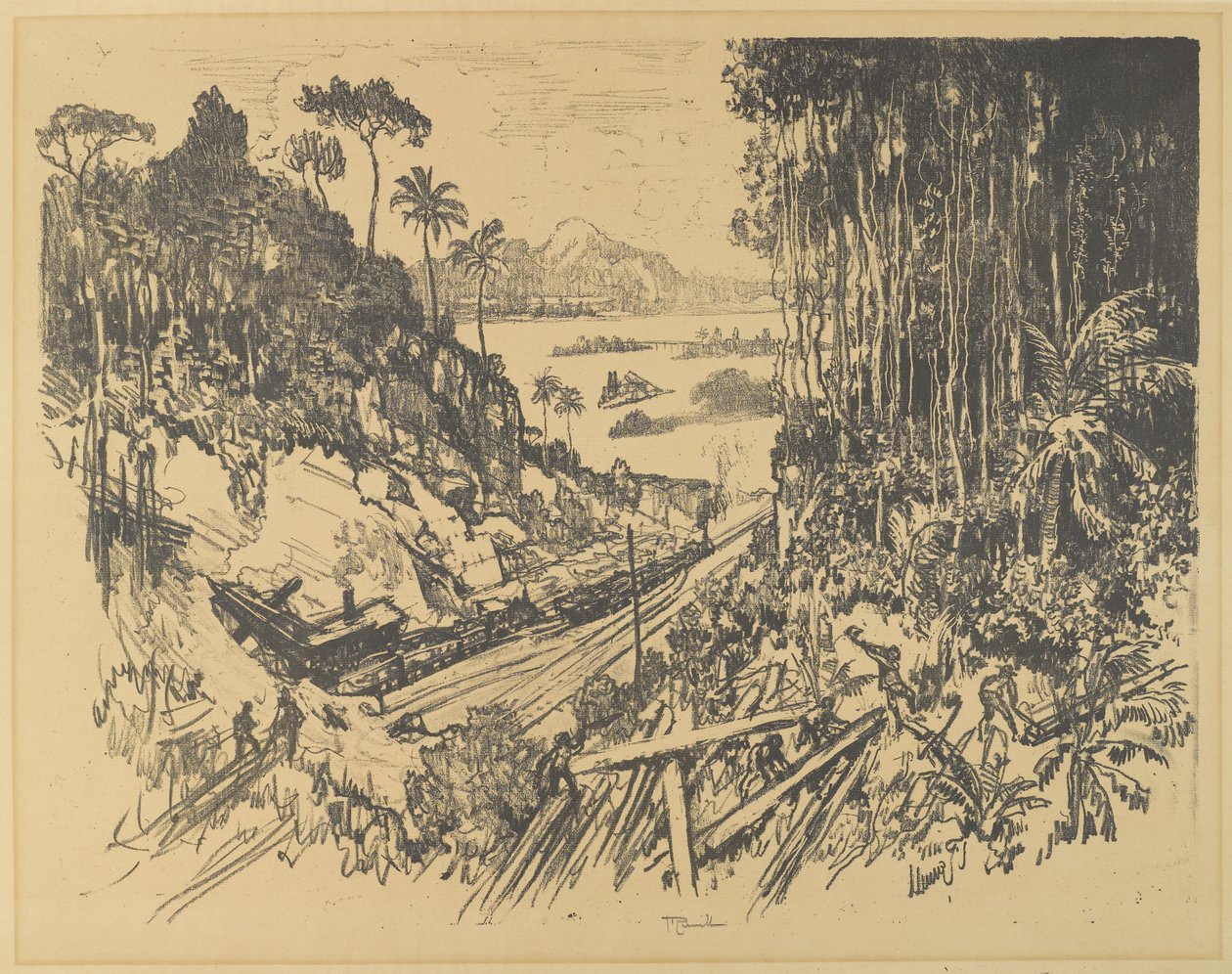 La Selva, 1912 de Joseph Pennell