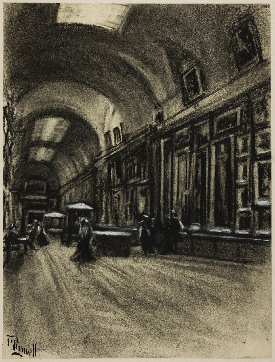 La Galería Larga, Prado de Joseph Pennell