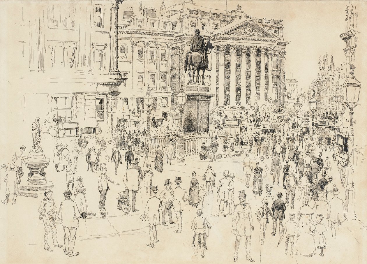 La Mansion House, residencia del alcalde de Londres de Joseph Pennell