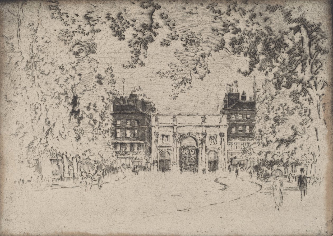 El Arco de Mármol, 1905 de Joseph Pennell