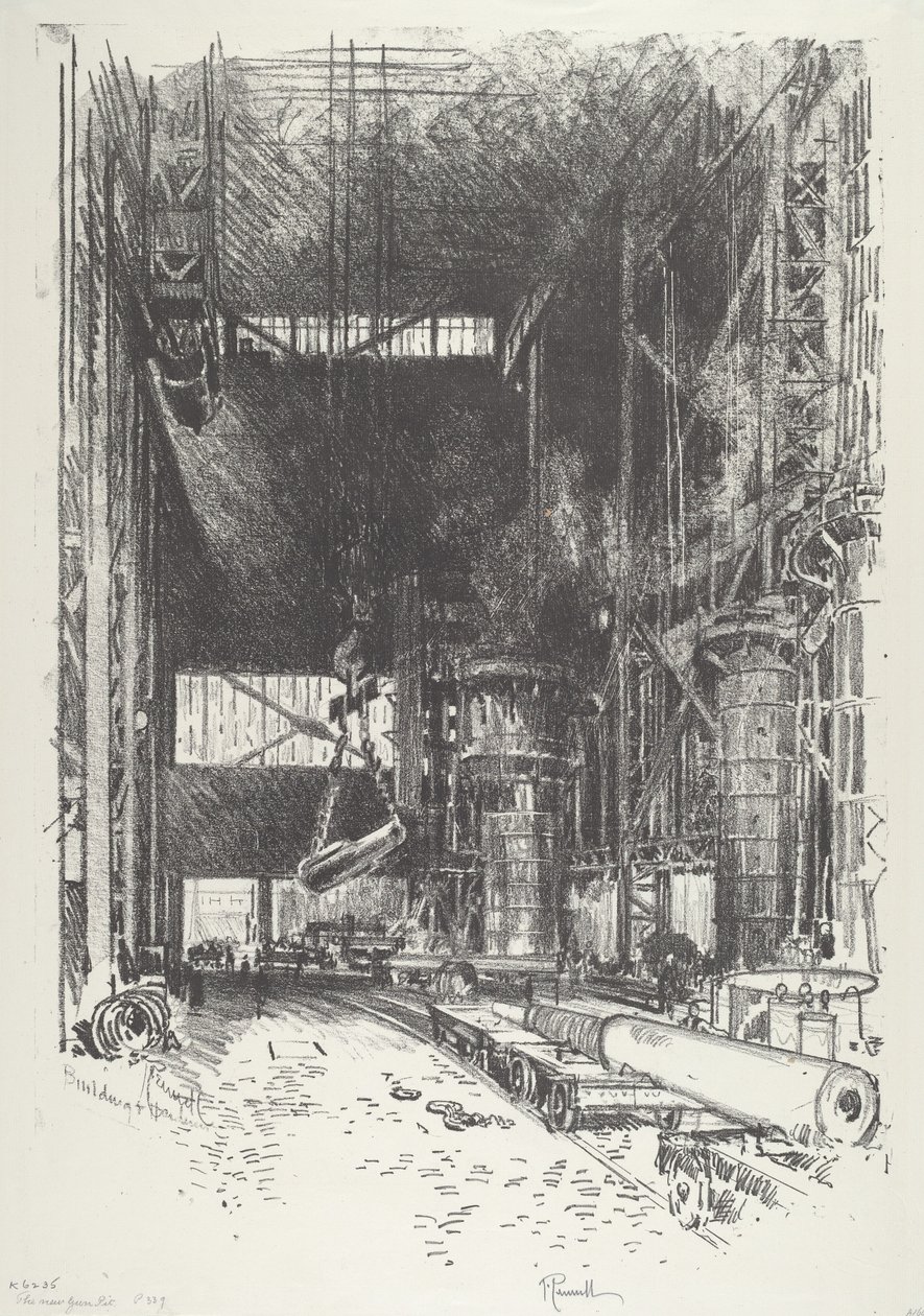 El nuevo pozo de armas, 1916 de Joseph Pennell