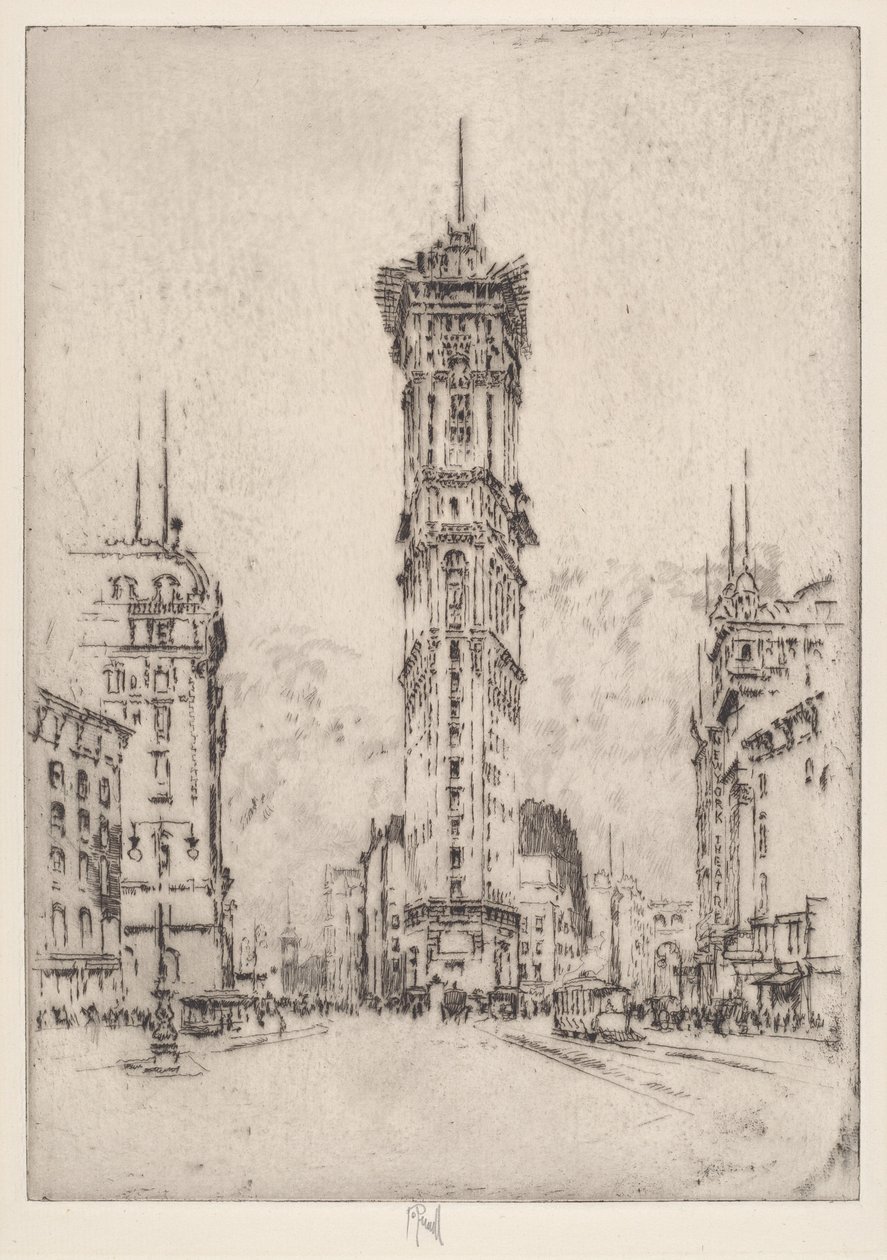 Edificio del Times de Joseph Pennell
