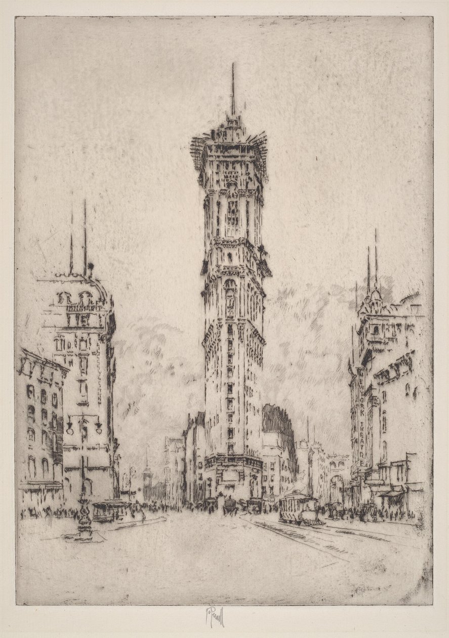 El edificio del Times de Joseph Pennell