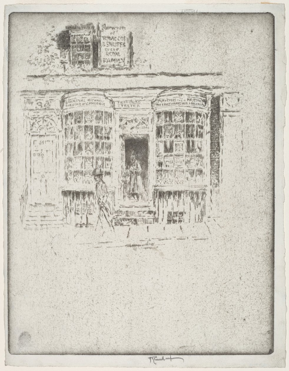La tienda de tabaco de Joseph Pennell