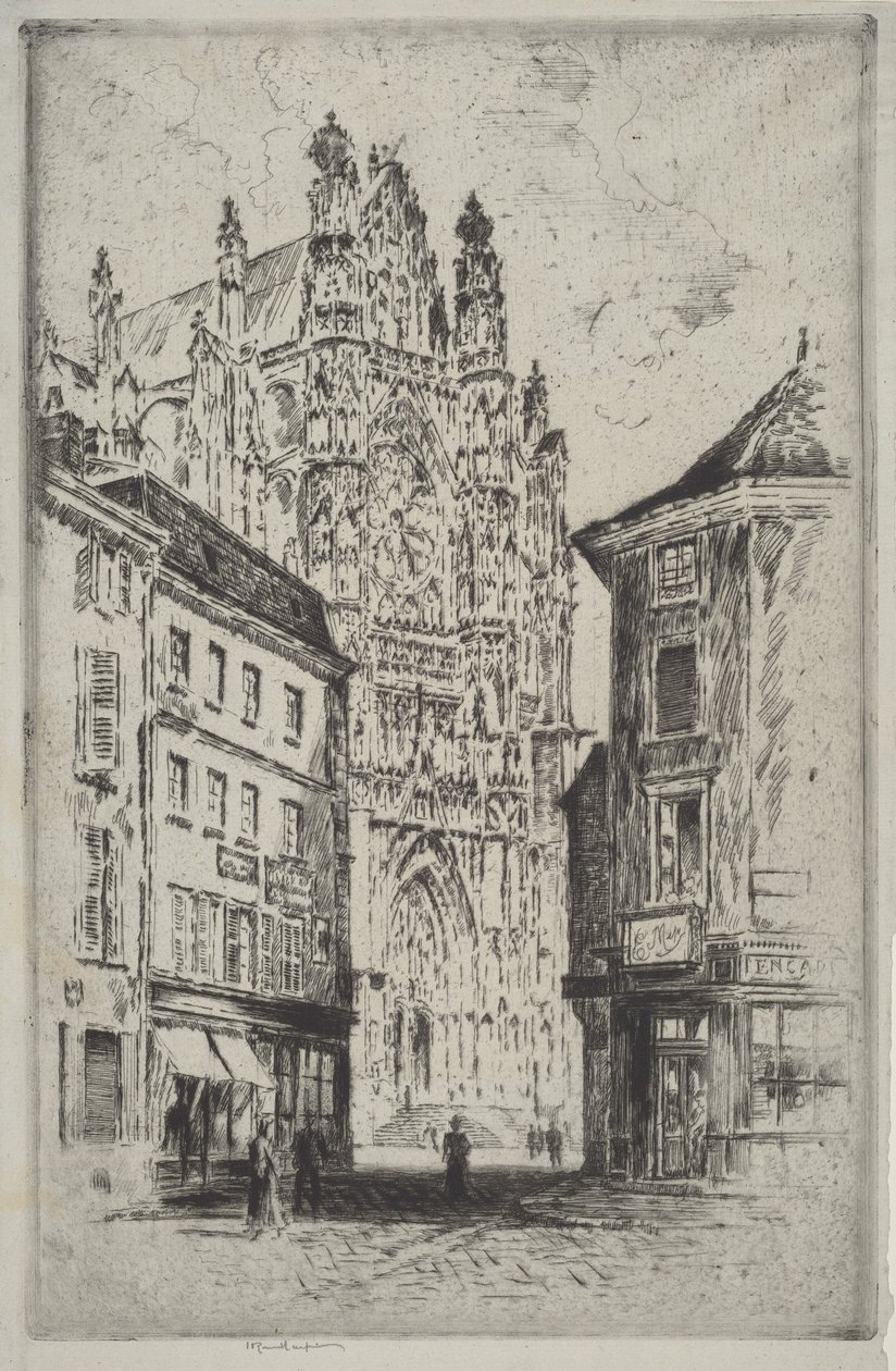 El transepto, Beauvais de Joseph Pennell