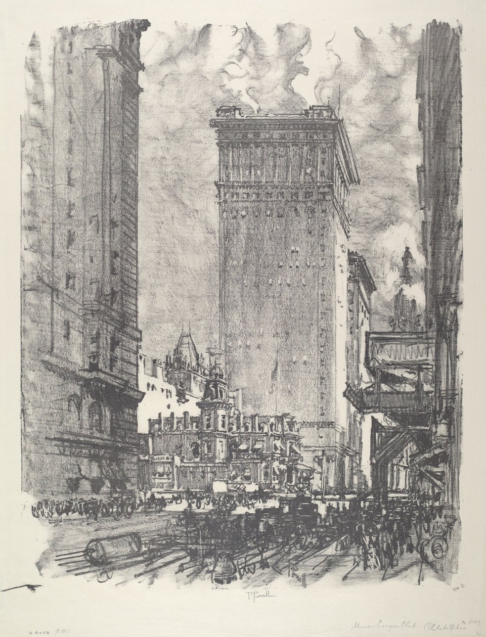 La Liga de la Unión, 1912 de Joseph Pennell